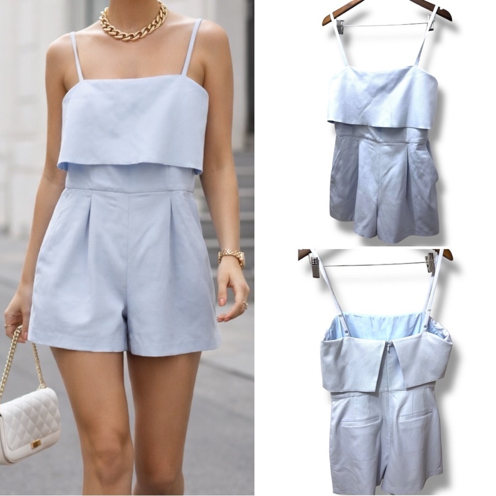 Club Monaco | NWOT Philippine Light Blue Romper (size 4)